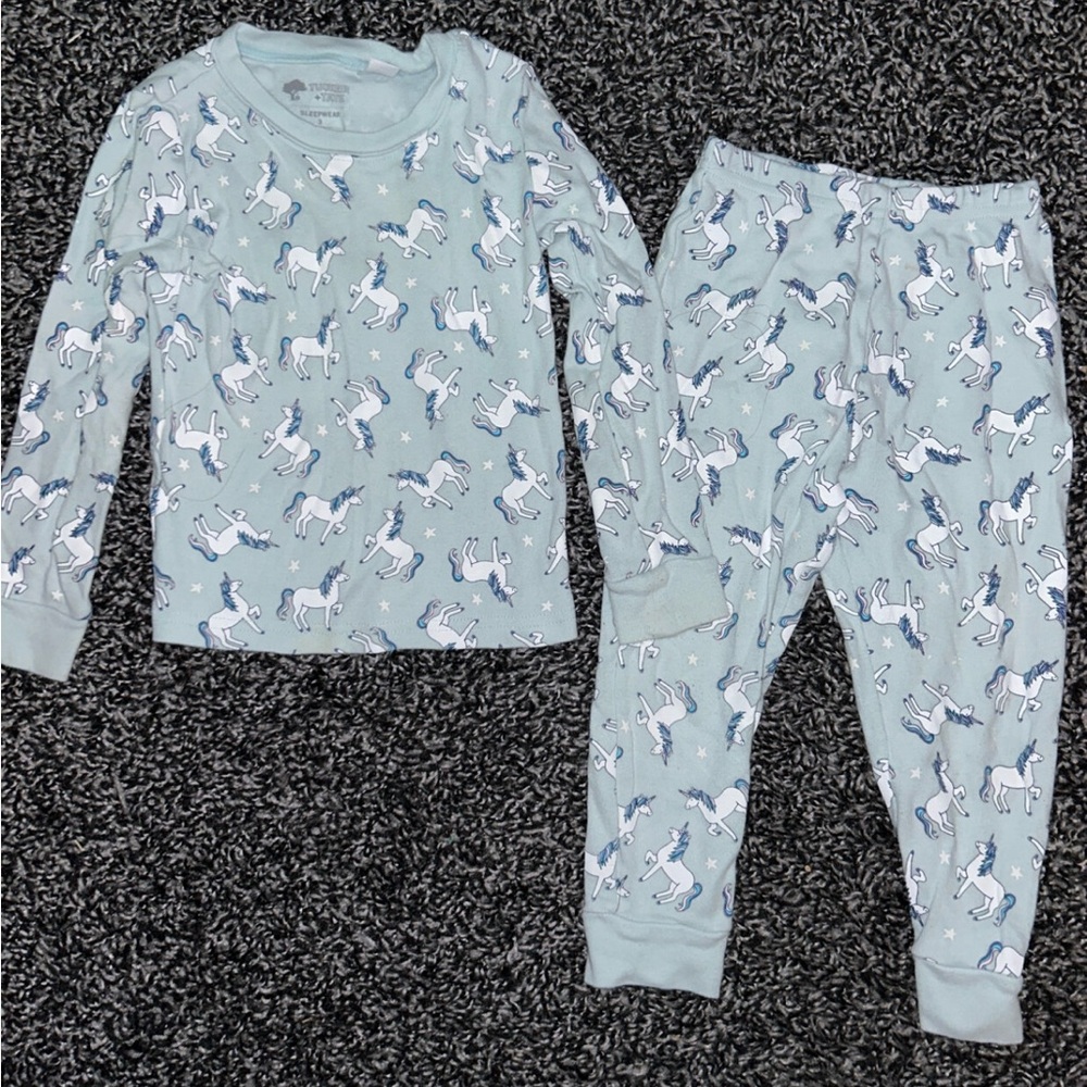 Tucker + Tate Mint Unicorn Kids Pajamas